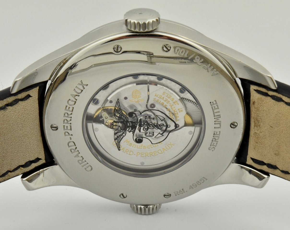 IMG_9081 Girard Perregaux WW.TC Mens watch Unisex Automatic Steel 49851 Replica 6