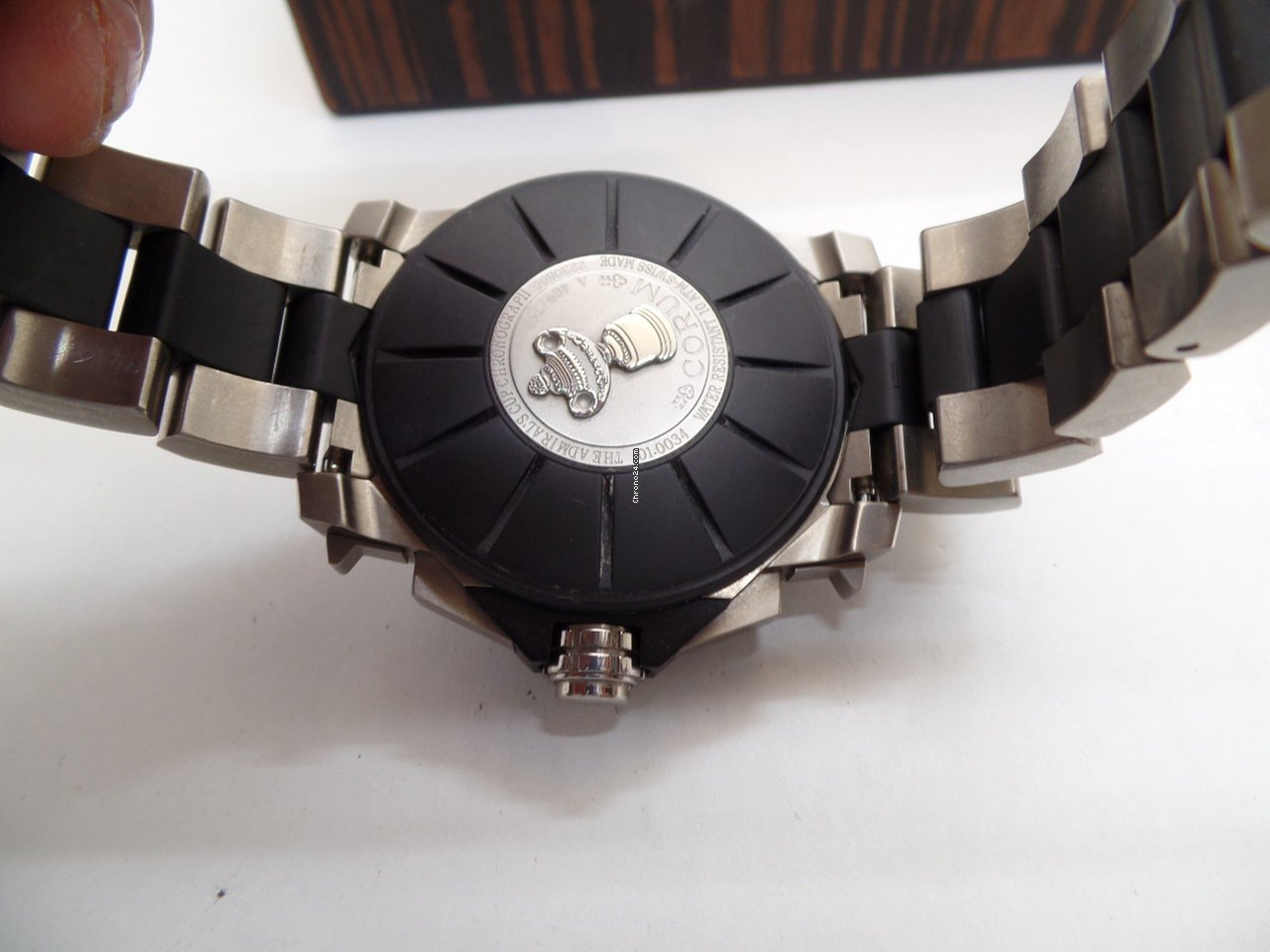 IMG_9081 Corum Admirals Cup Leap Second 48 Mens watch Unisex Automatic Titanium 895.931.06 V791 AN92 Replica 6
