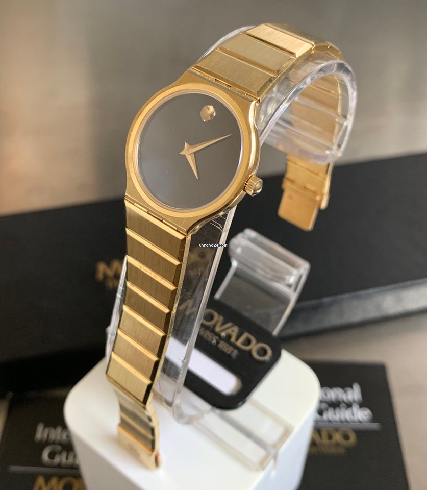 IMG_9081 Movado Museum Womens watch Quartz Yellow gold ref.Saphire n C80 - 40-40-884 RGlox - LTD ref. n 254 Replica 6