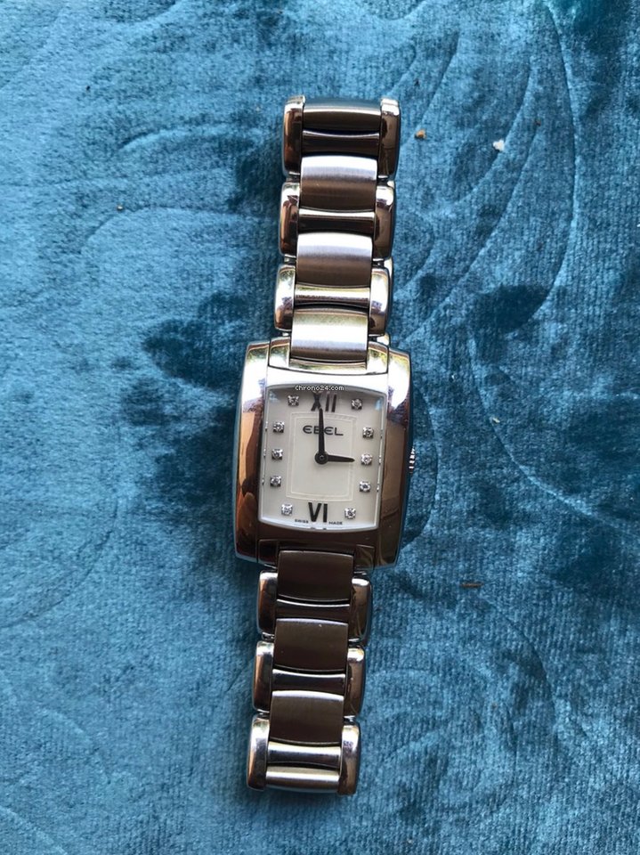 IMG_9081 Ebel Brasilia Womens watch Quartz Steel 1215605 Replica 6