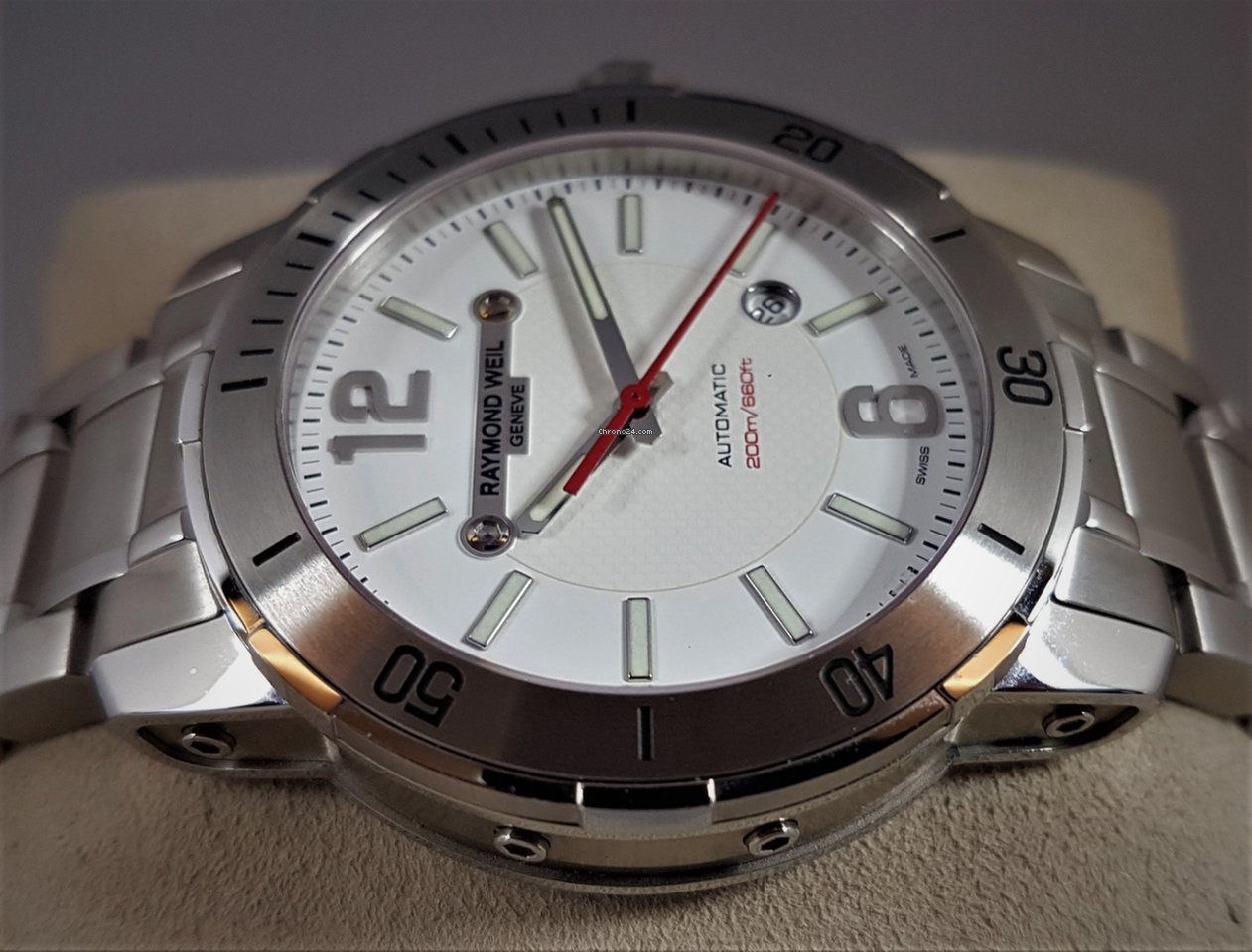 IMG_9081 Raymond Weil Nabucco Mens watch Unisex Automatic Steel 3900-ST-05307 Replica 6