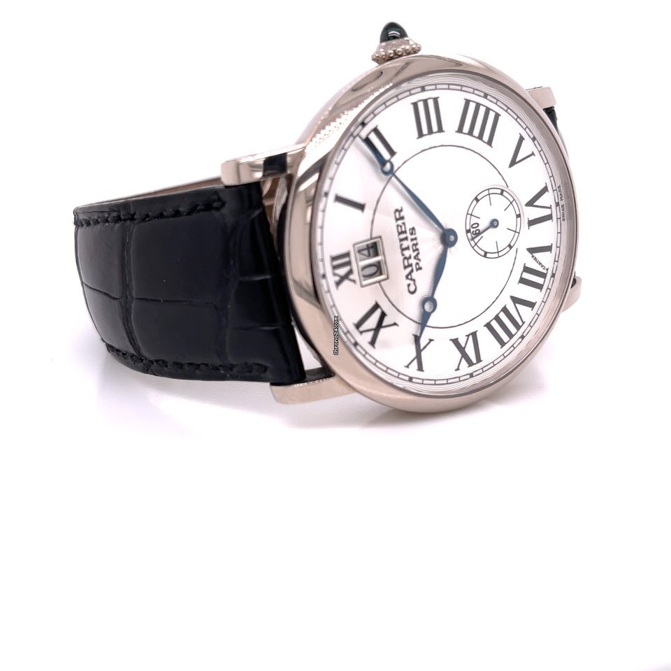 Cartier Rotonde de Cartier Mens watch Unisex Manual winding White gold W1550751 Replica 6