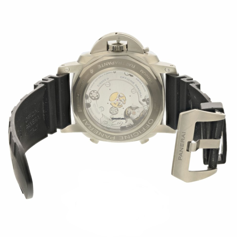 IMG_9081 Panerai Luminor 1950 Rattrapante 8 Days Mens watch Unisex Manual winding Titanium PAM 00530 Replica 6