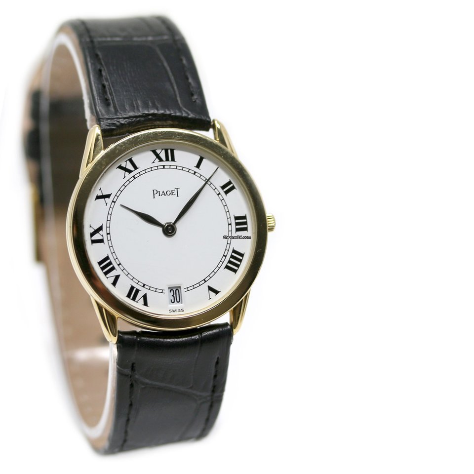 IMG_9081 Piaget Mens watch Unisex Quartz Yellow gold 15073 Replica 6