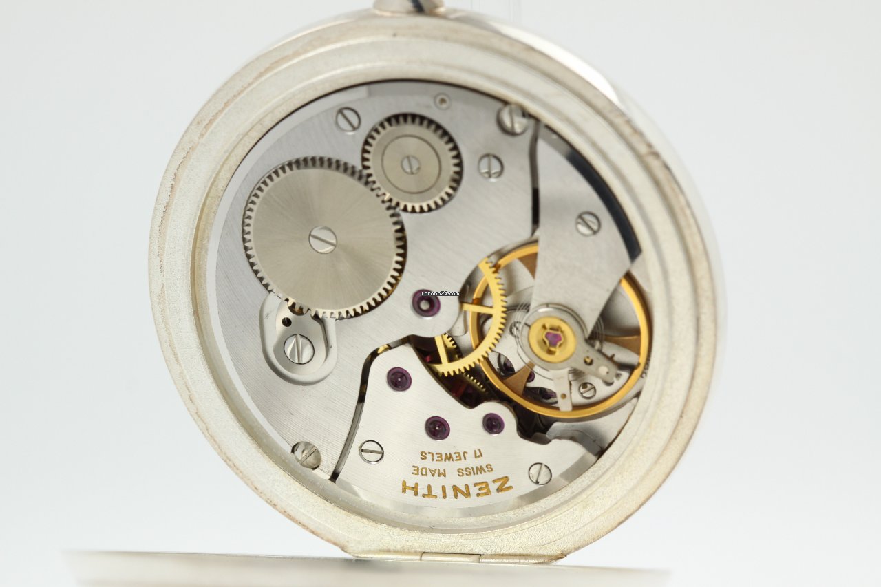 IMG_9081 Zenith Mens watch Unisex Manual winding Silver 07-0140-034 Replica 6