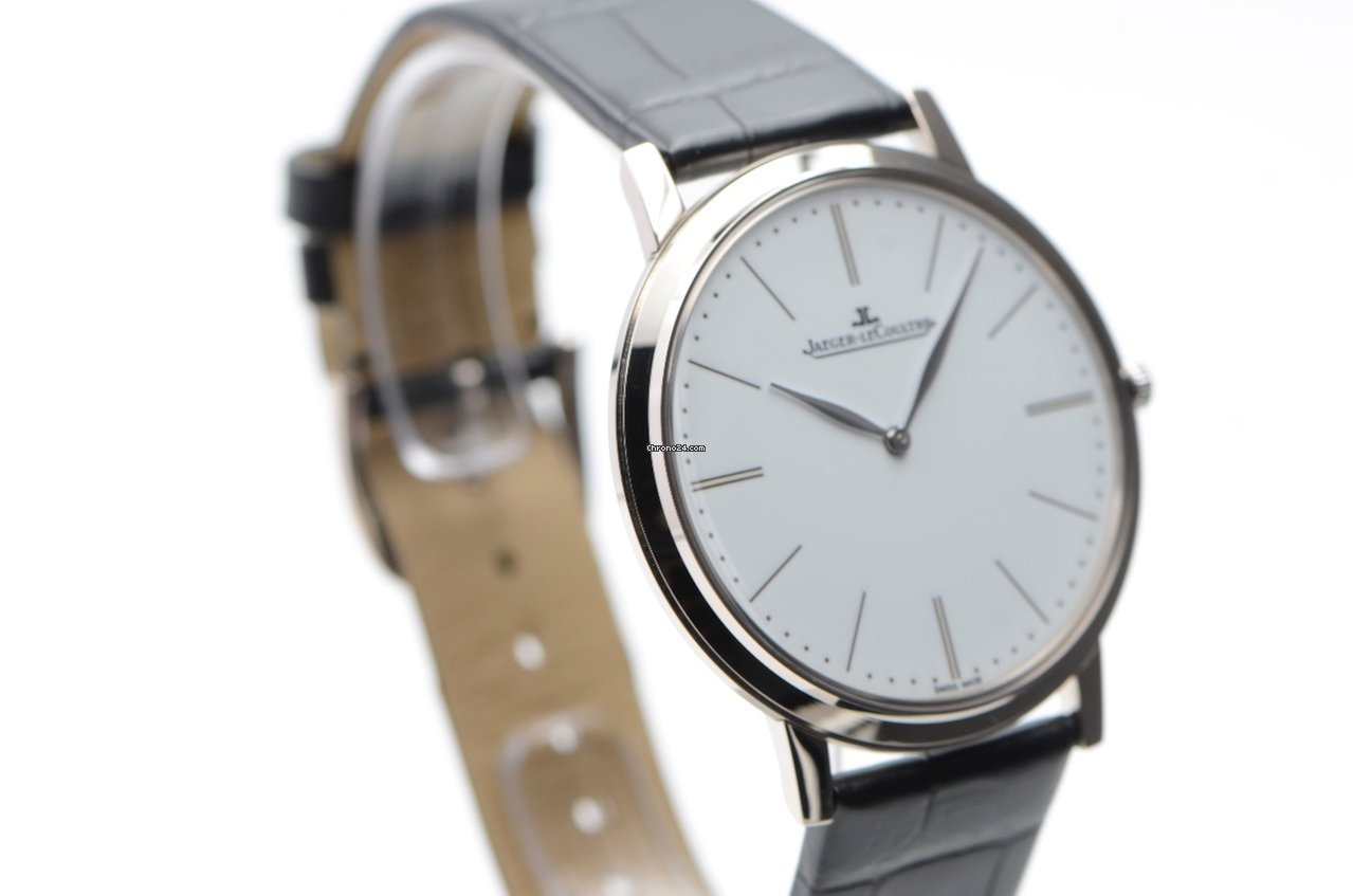 IMG_9081 Jaeger-LeCoultre Master Ultra Thin Mens watch Unisex Manual winding White gold Q12935E1 Replica 6