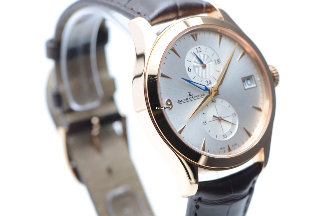 IMG_9081 Jaeger-LeCoultre Master Hometime Mens watch Unisex Automatic Rose gold Q1622530 Replica 6