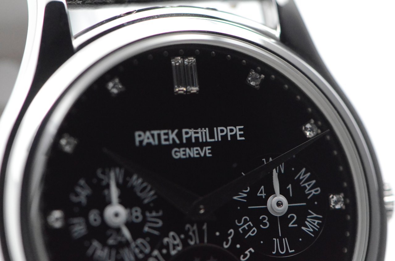IMG_9081 Patek Philippe Perpetual Calendar Mens watch Unisex Automatic Platinum 5140P-013 Replica 6