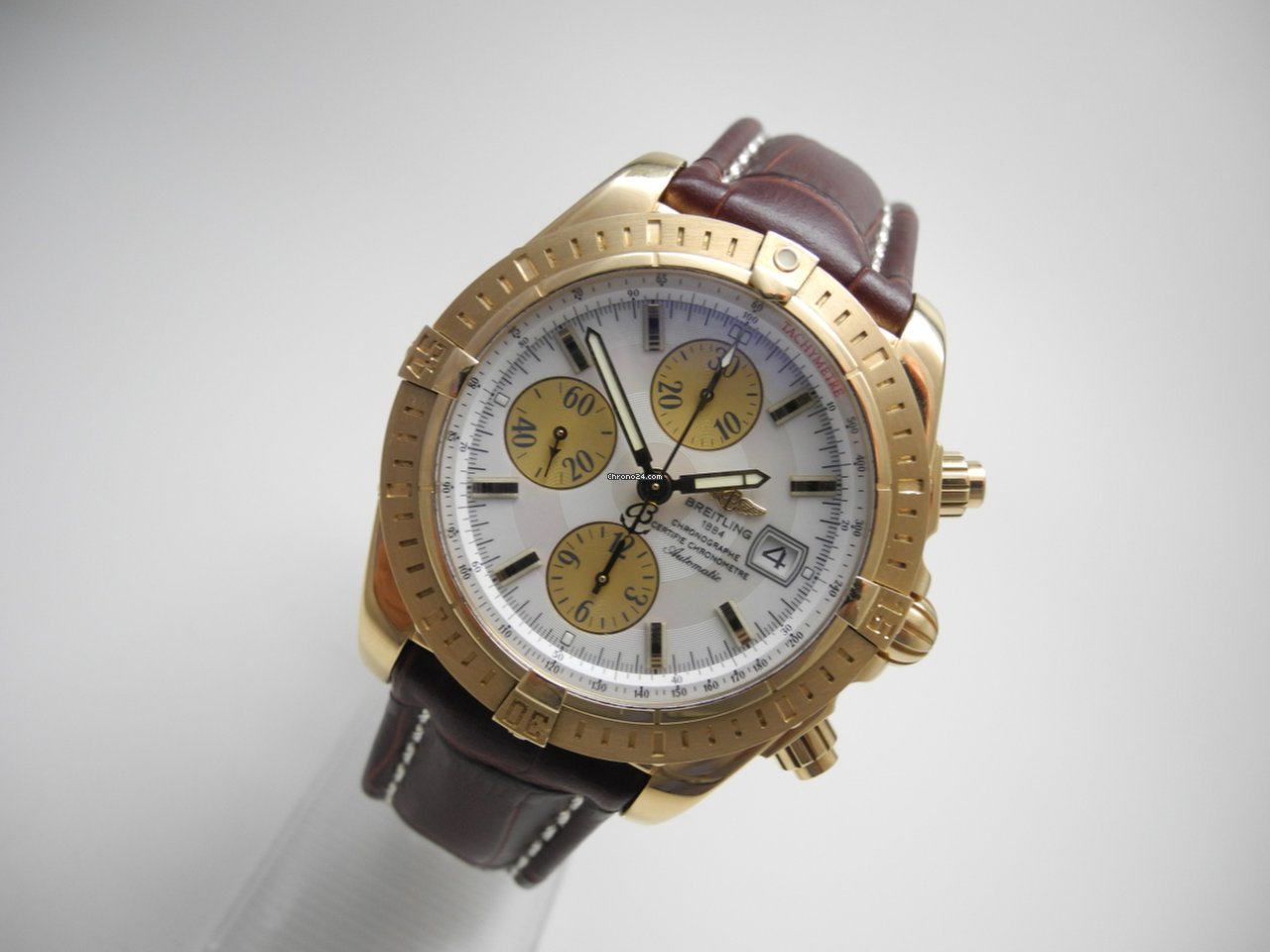 Breitling Chronomat Evolution Mens watch Unisex Automatic Yellow gold K13356 Replica 6