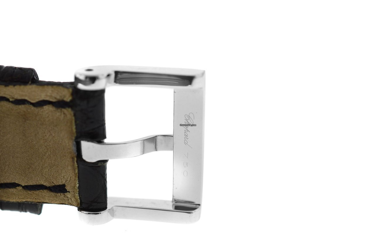 IMG_9081 Chopard Ice Cube Womens watch Quartz White gold 127407 Replica 6
