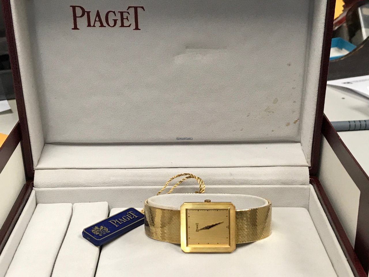 Piaget Protocole Mens watch Unisex Quartz Yellow gold 8154-B12 Replica 7
