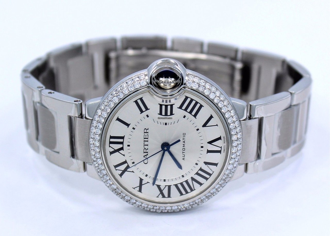 IMG_9081 Cartier Ballon Bleu 36mm Mens watch Unisex Automatic Steel W690046 Replica 7