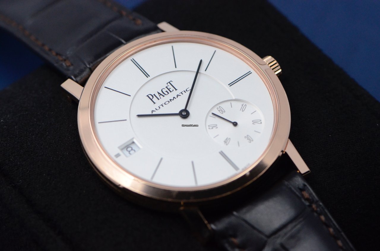 IMG_9081 Piaget Altiplano Mens watch Unisex Automatic Rose gold goa38131 Replica 7