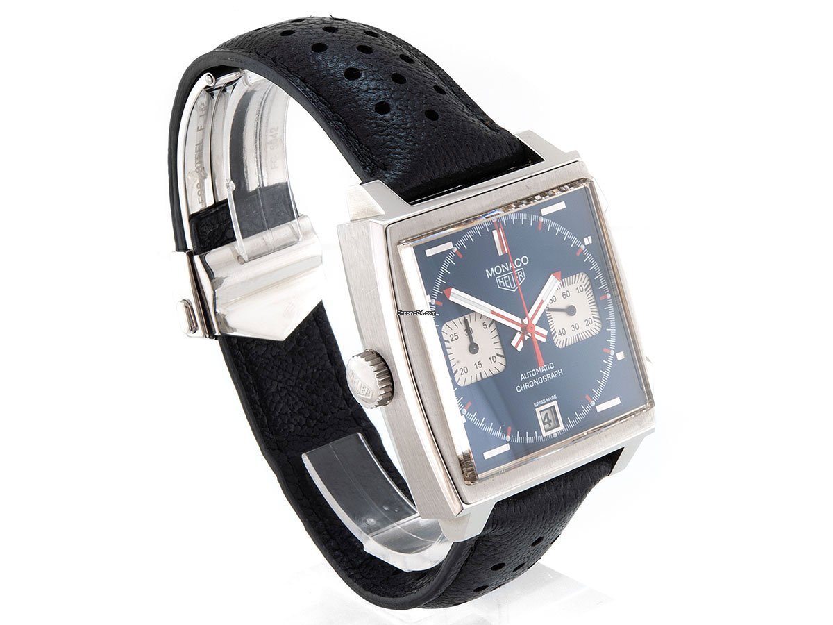 IMG_9081 TAG Heuer Monaco Calibre 11 Mens watch Unisex Automatic Steel CAW211A EEJ5449 Replica 7