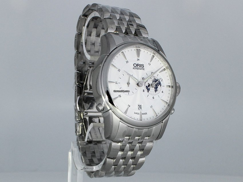 Oris Artelier Worldtimer Mens watch Unisex Automatic Steel 01 690 7690 4081 Replica 7