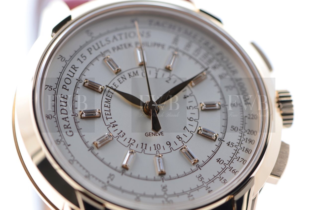 IMG_9081 Patek Philippe Chronograph Womens watch Automatic Rose gold 4675R-001 Replica 7