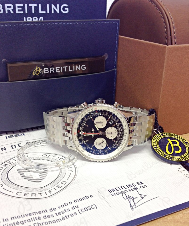 IMG_9081 Breitling Navitimer 01 Mens watch Unisex Automatic Steel AB0121 Replica 7