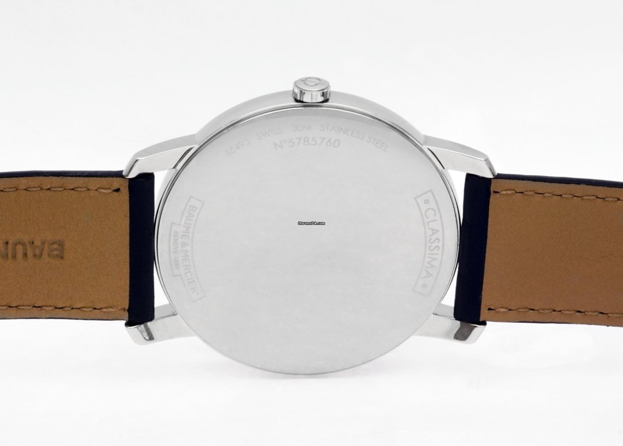 IMG_9081 Baume & Mercier Classima Mens watch Unisex Quartz Steel MOA10266 Replica 7