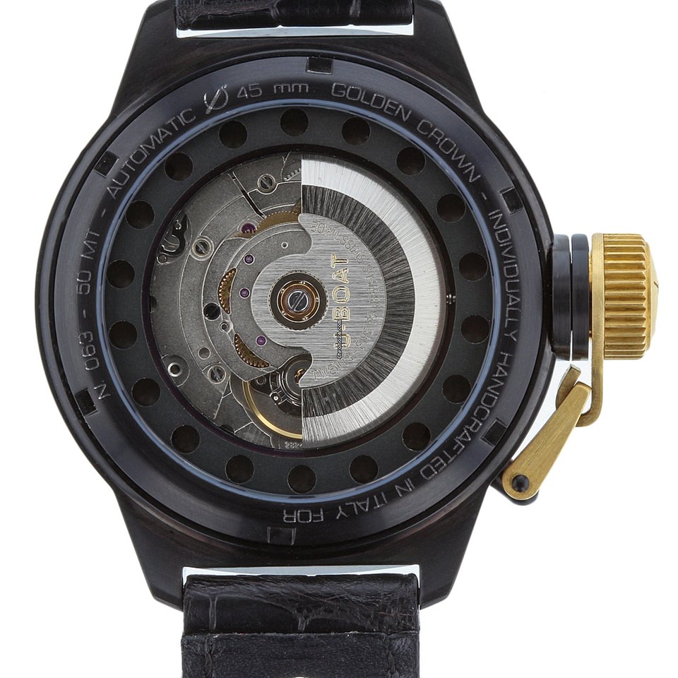 IMG_9081 U-Boat Classico Mens watch Unisex Automatic Steel 1216 Replica 7