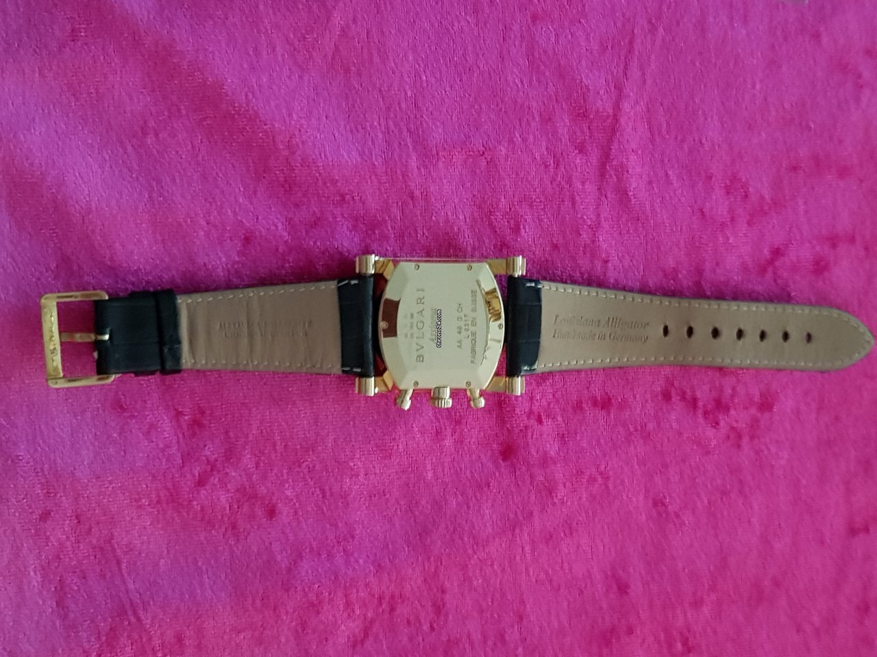 IMG_9081 Bulgari Assioma Mens watch Unisex Automatic Yellow gold L0317 Replica 7