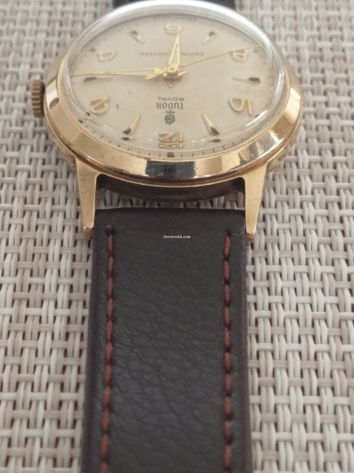 IMG_9081 Tudor Royal Mens watch Unisex Manual winding Yellow gold 12324 Replica 7