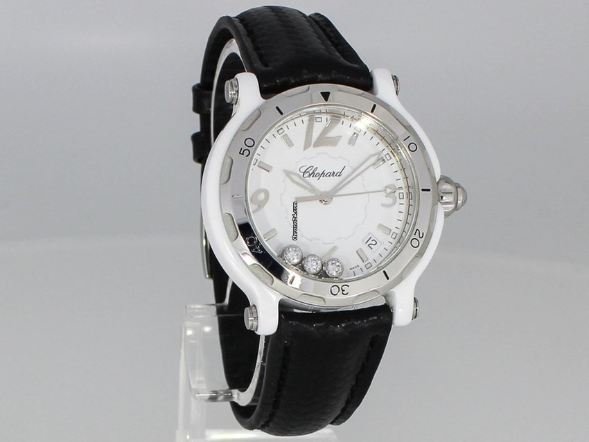 Chopard Happy Sport Womens watch Quartz Ceramic 288507 Replica 7