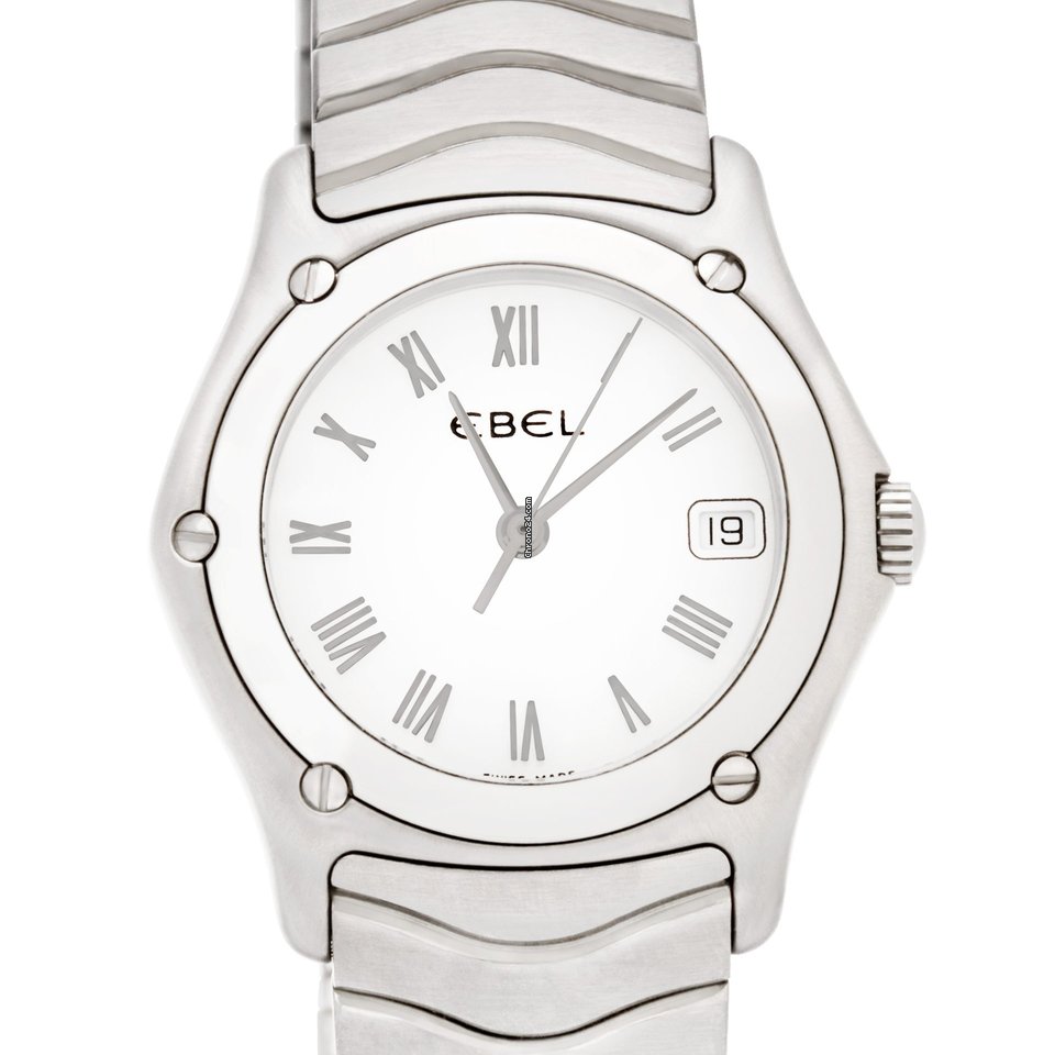 IMG_9081 Ebel Classic Womens watch Quartz Steel 9087F21 Replica 7