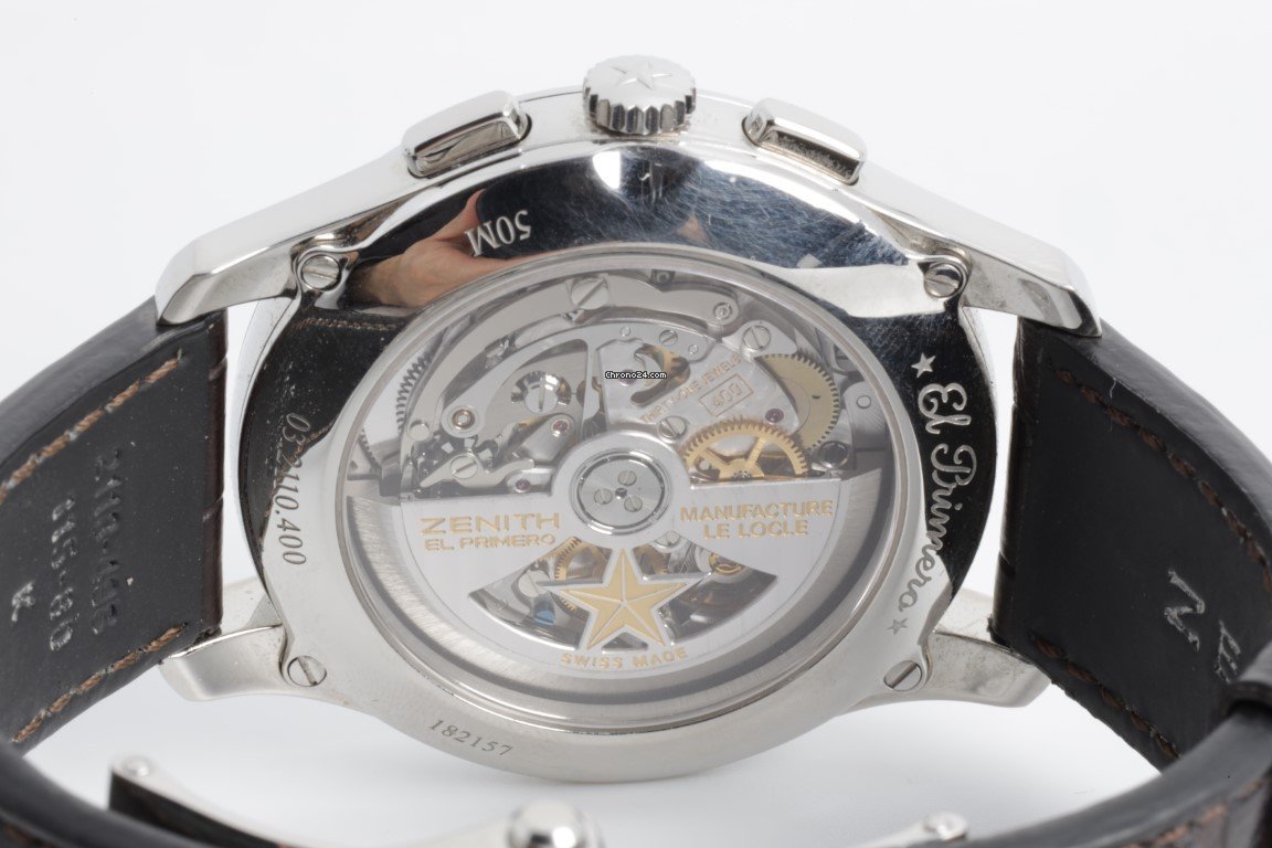 IMG_9081 Zenith El Primero Chronomaster Mens watch Unisex Automatic Steel 01.0240.410 Replica 7