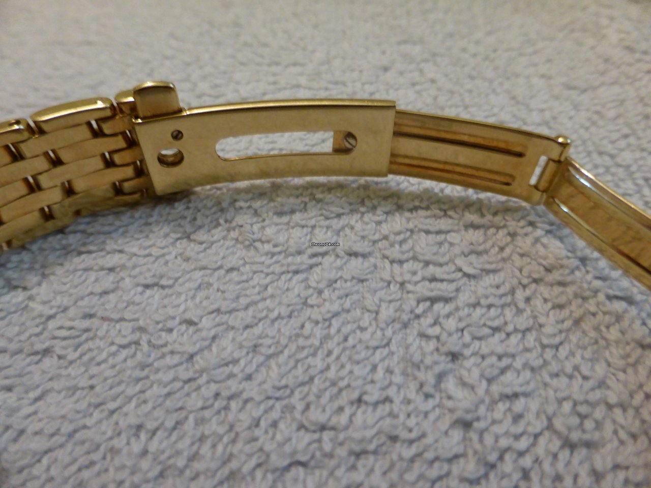 IMG_9081 Omega De Ville Prestige Womens watch Quartz Yellow gold 6503 833 Replica 7