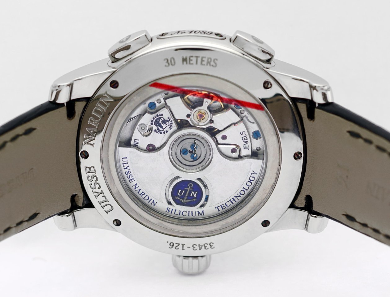IMG_9081 Ulysse Nardin Dual Time Mens watch Unisex Automatic Steel U3343-126 912 Replica 7