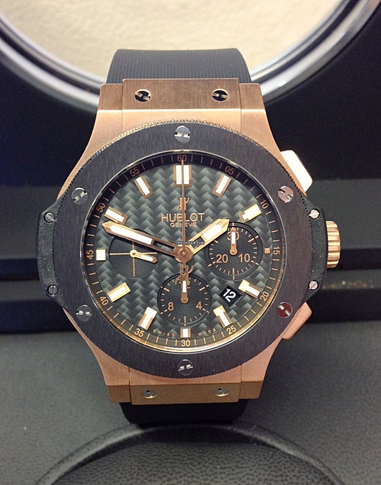 IMG_9081 Hublot Big Bang 44 mm Mens watch Unisex Automatic Rose gold 301.PM.1780.RX Replica 7