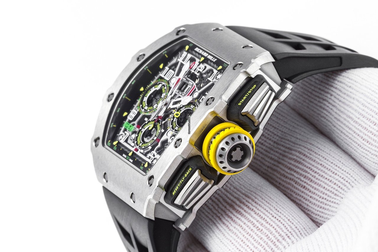 IMG_9081 Richard Mille RM 011 Mens watch Unisex Automatic Titanium RM 11-03 Ti Replica 7