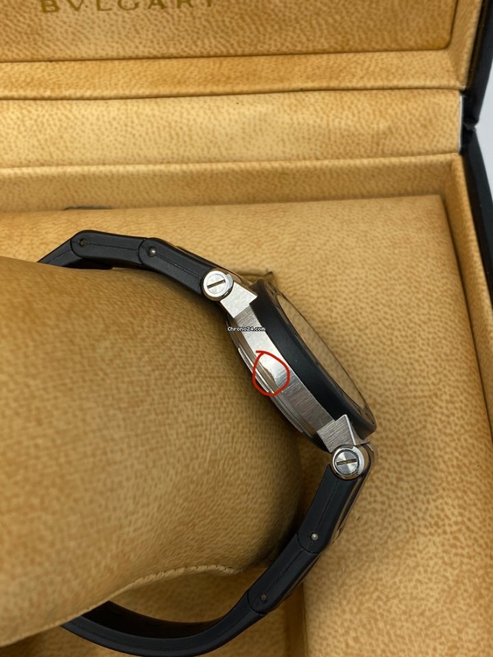 IMG_9081 Bulgari Diagono Womens watch Quartz Aluminum DG29SV Replica 7