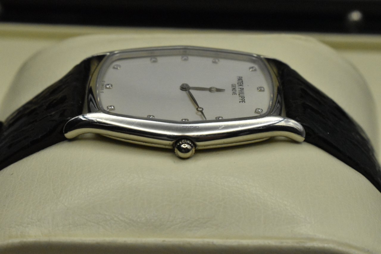 IMG_9081 Patek Philippe Gondolo Womens watch Manual winding Platinum 3842P Replica 7