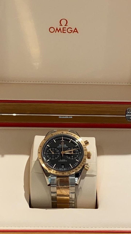 IMG_9081 Omega Speedmaster 57 Mens watch Unisex Automatic Gold Steel 331.20.42.51.01.002 Replica 7