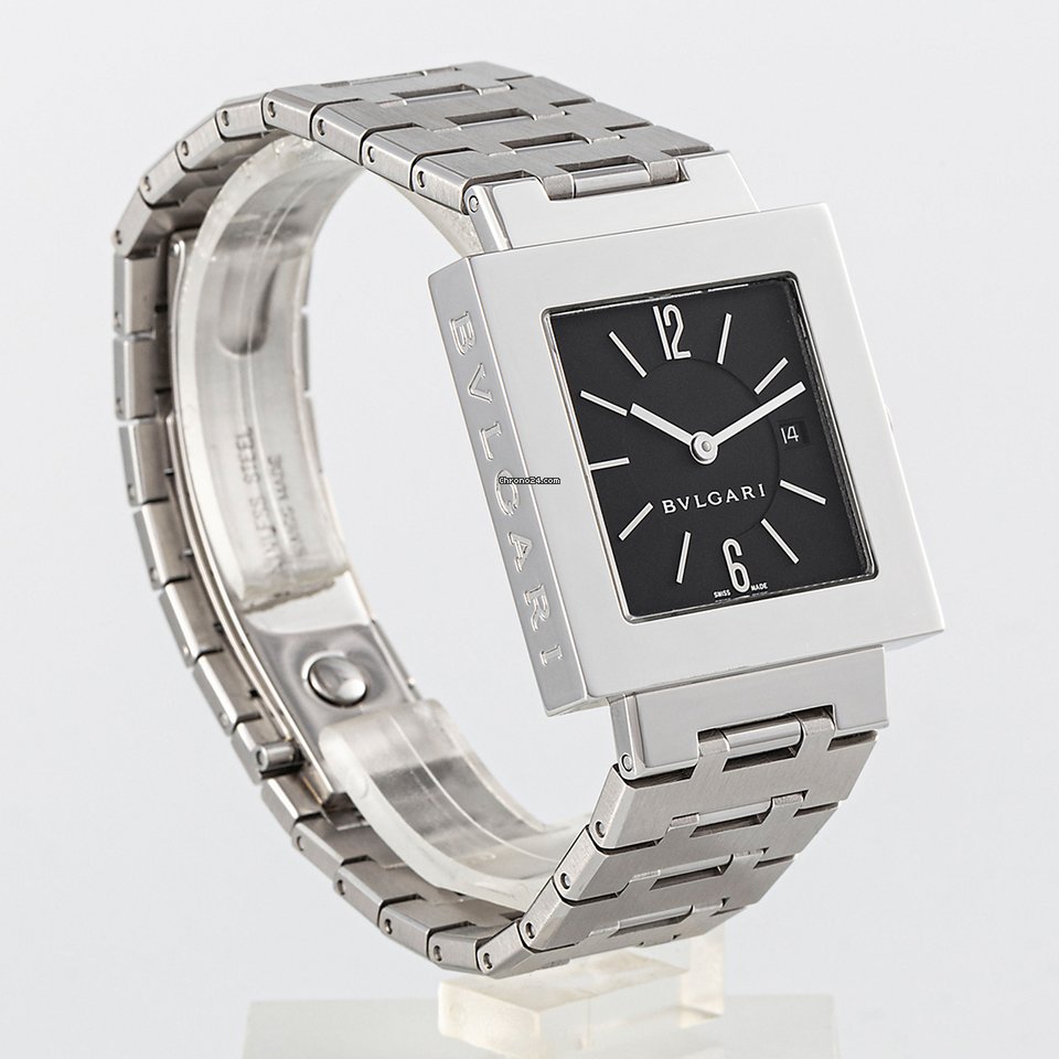 Bulgari Quadrato Womens watch Quartz Steel SQ 27 SSD Replica 7