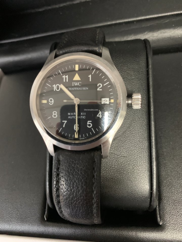 IMG_9081 IWC Pilot Mark Mens watch Unisex Automatic Steel 3241-001 Replica 7