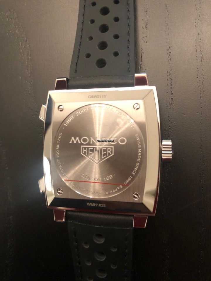 TAG Heuer Monaco Mens watch Unisex Automatic Steel CAW211Y.FC6469 Replica 7
