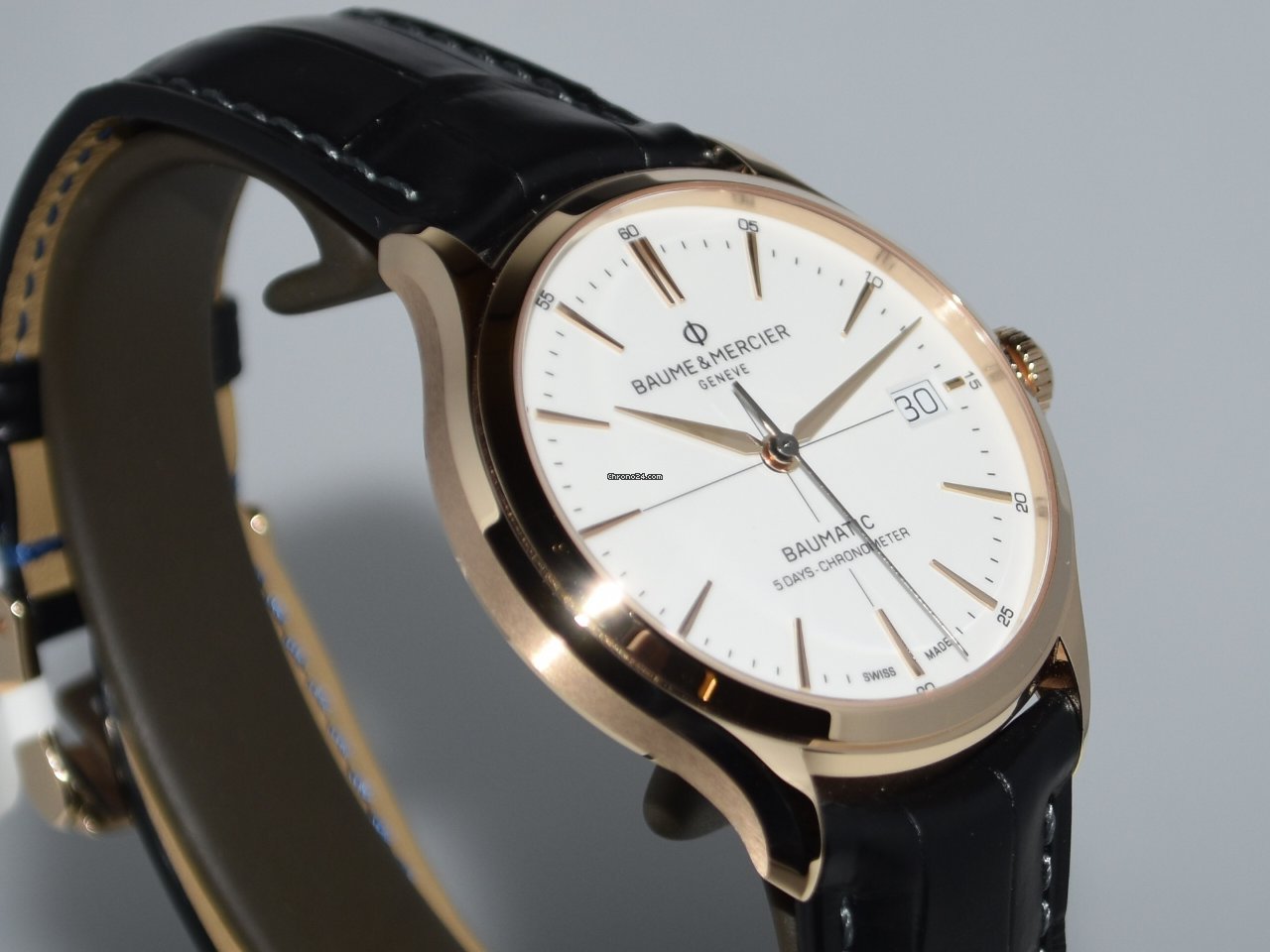 Baume & Mercier Clifton Mens watch Unisex Automatic Rose gold MOA10469 Replica 7