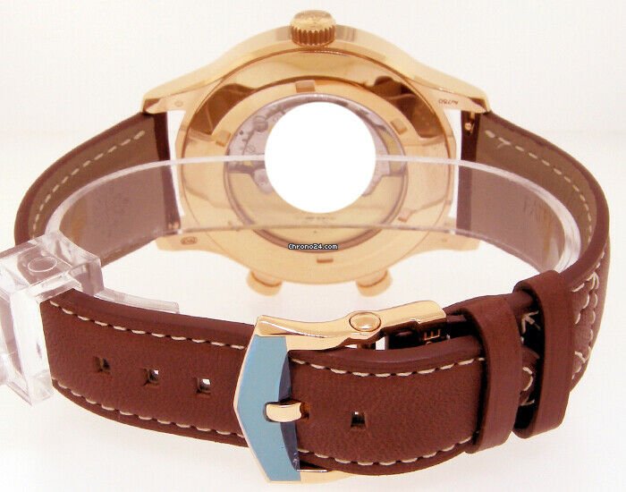 IMG_9081 Patek Philippe Travel Time Mens watch Unisex Automatic Rose gold 5524R Replica 7