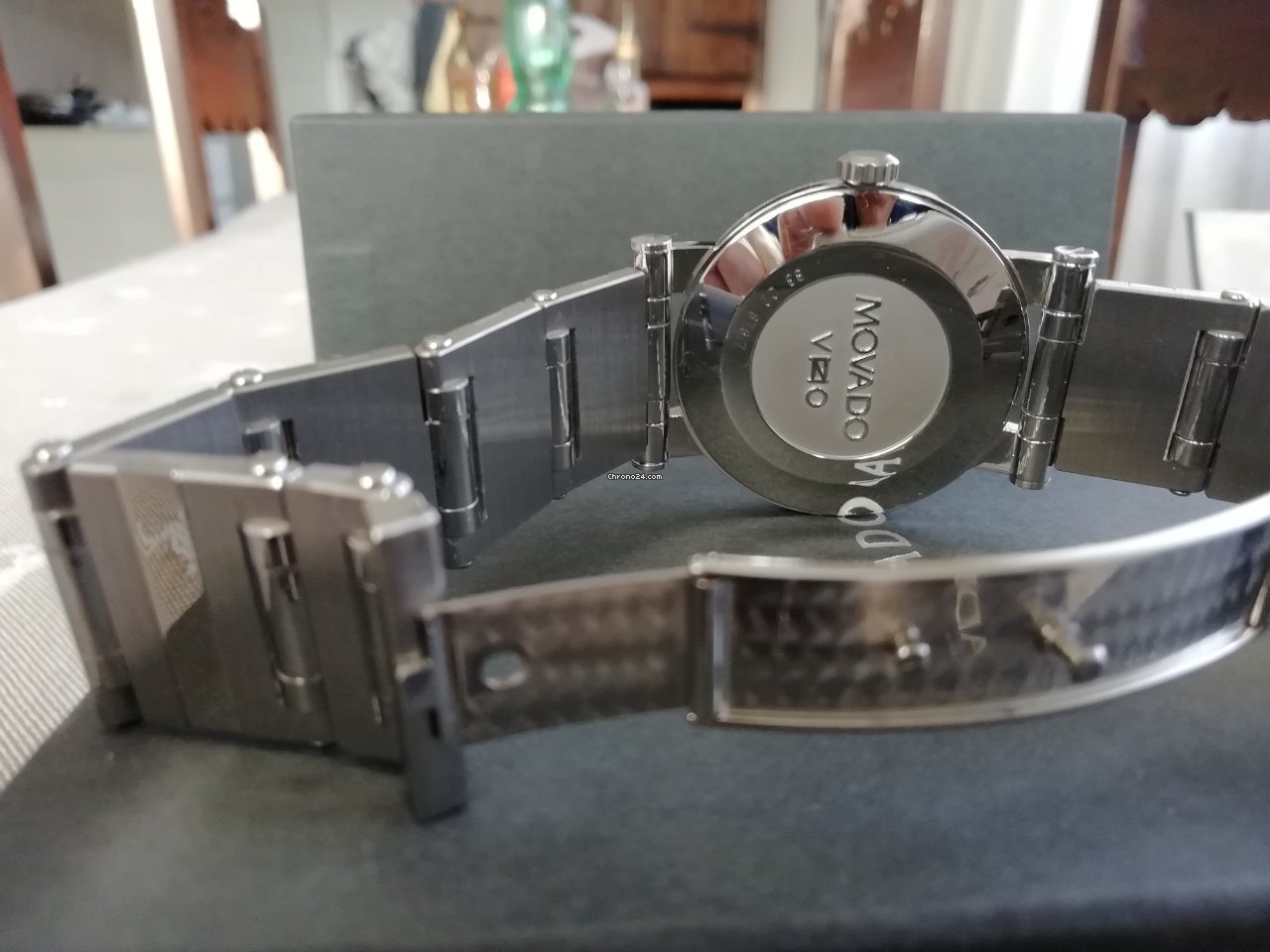 IMG_9081 Movado Vizio Mens watch Unisex Quartz Steel 83 C2 878.7 Replica 7