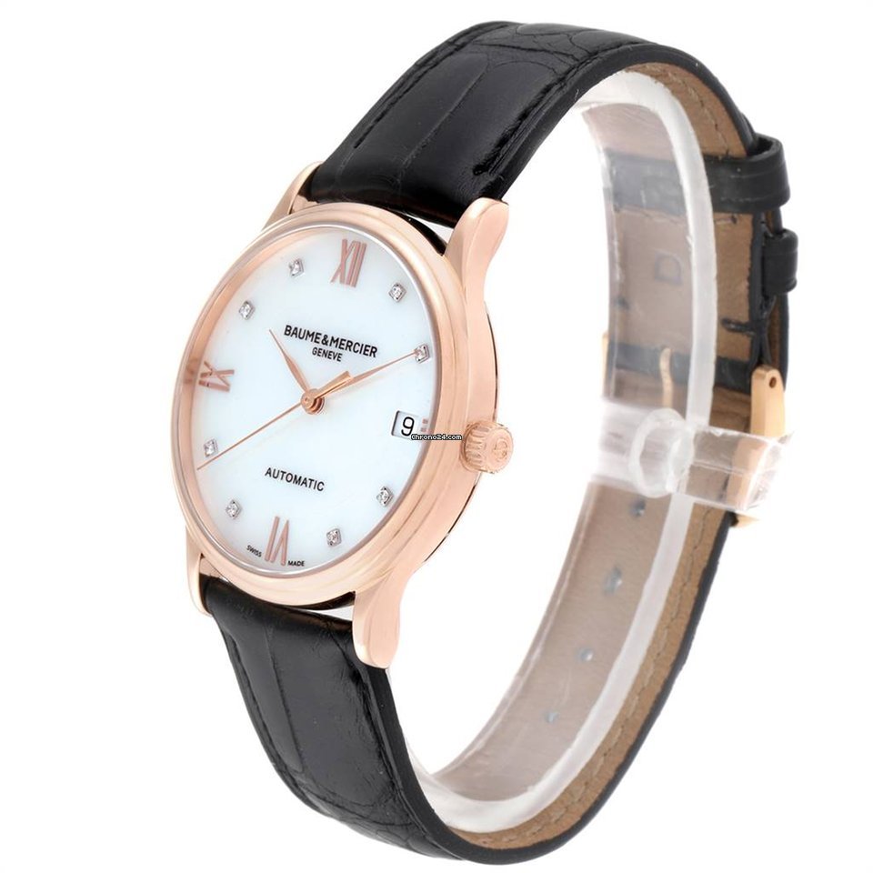 IMG_9081 Baume & Mercier Classima Mens watch Unisex Automatic Rose gold 10077 Replica 7