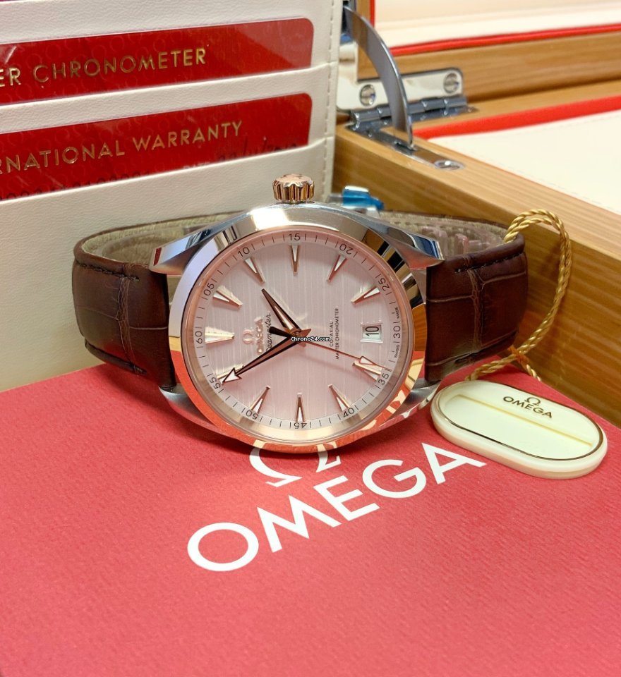 Omega Seamaster Aqua Terra Mens watch Unisex Automatic Gold Steel 220.23.41.21.02.001 Replica 7