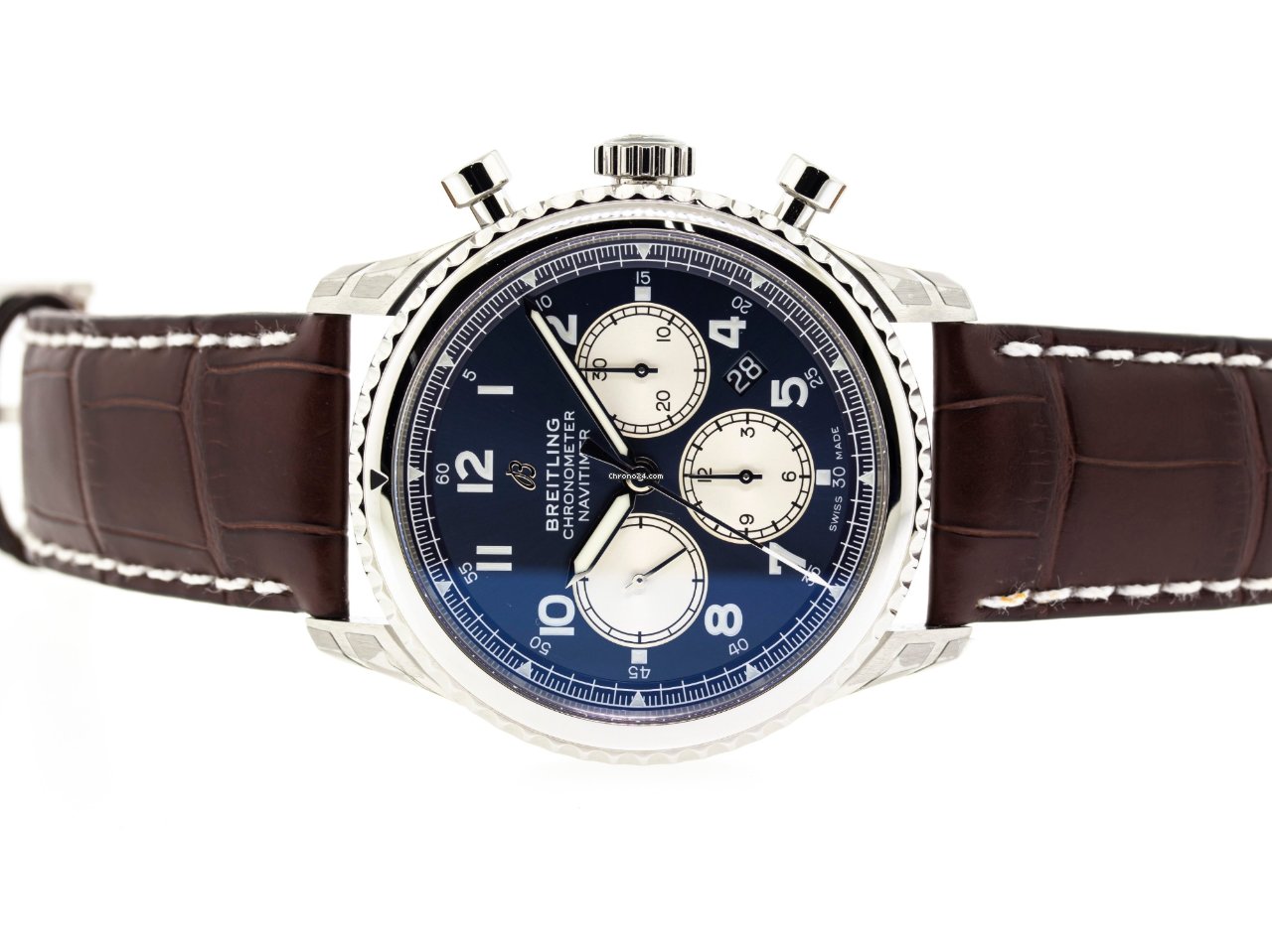 IMG_9081 Breitling Aviator 8 Mens watch Unisex Automatic Steel AB0117131C1P2 Replica 7