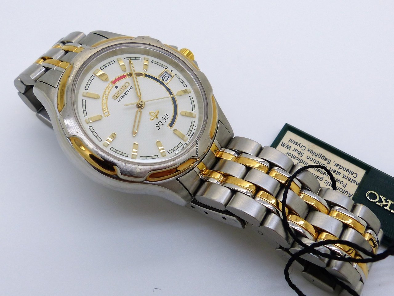 IMG_9081 Seiko Kinetic Mens watch Unisex Quartz Steel SKH181P1 Replica 7