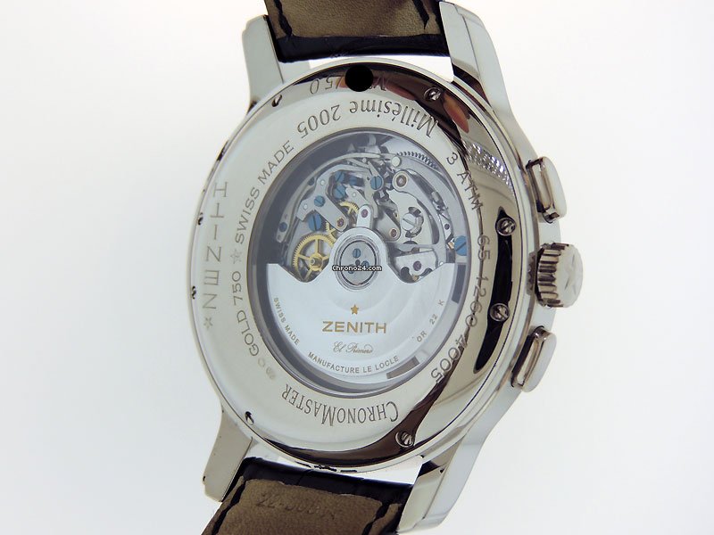IMG_9081 Zenith Academy Mens watch Unisex Automatic White gold 65.1260.4005 Replica 7