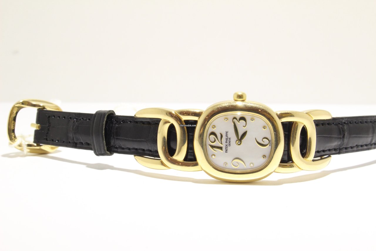 IMG_9081 Patek Philippe Golden Ellipse Womens watch Quartz Yellow gold 4830J-014 Replica 7