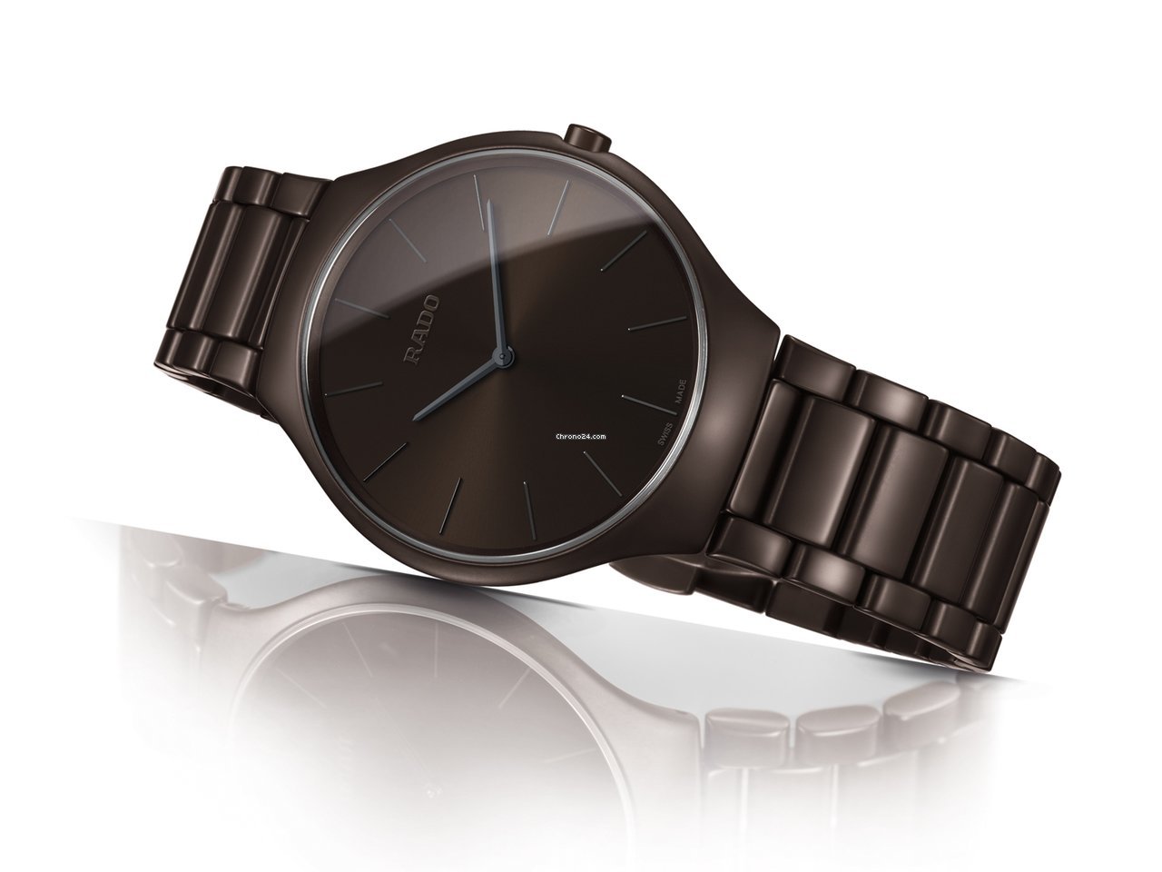 IMG_9081 Rado True Thinline Womens watch Quartz Ceramic R27269302 Replica 7