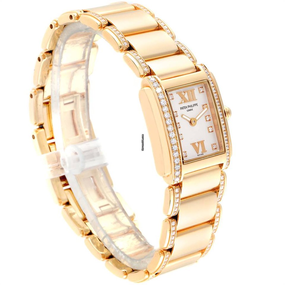 Patek Philippe Twenty~4 Womens watch Quartz Rose gold 4908 11R-011 Replica 7