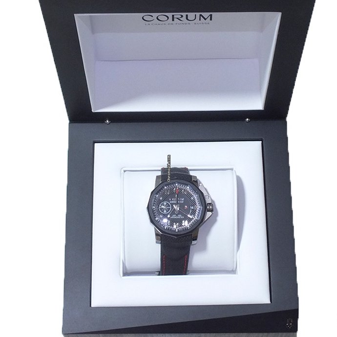 IMG_9081 Corum Admirals Cup Seafender Centro Mens watch Unisex Automatic Titanium 961.101.04 F231 AN14 Replica 7